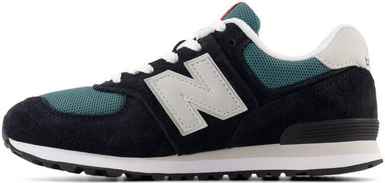 New Balance 574 V1 sneakers zwart grijsblauw