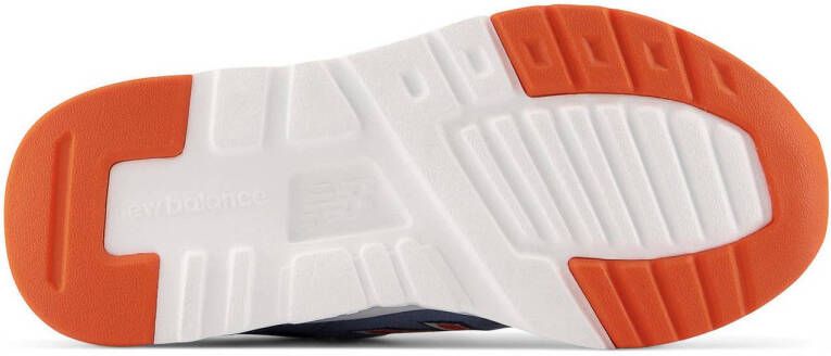 New Balance 997 sneakers grijs blauw oranje