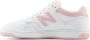 New Balance Witte en roze sneakers voor dames White Dames - Thumbnail 4