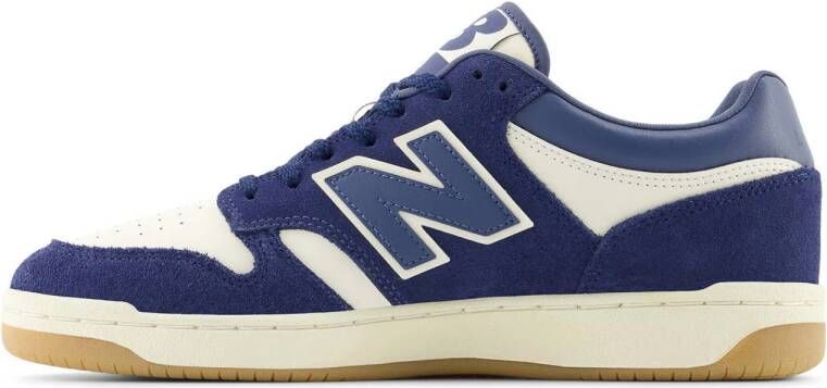 New Balance BB480 sneakers donkerblauw ecru