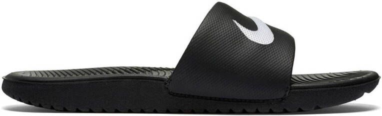 Nike Kawa Slide badslippers zwart wit