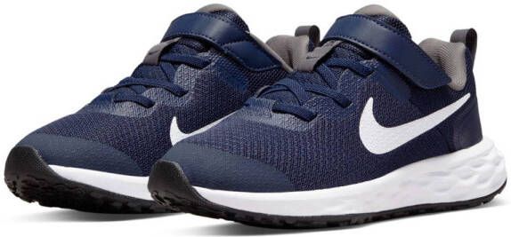 Nike Revolution 6 NN sneakers donkerblauw wit zilver