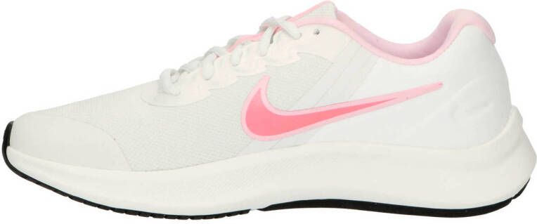 Nike Star Runner 3 sneakers wit roze