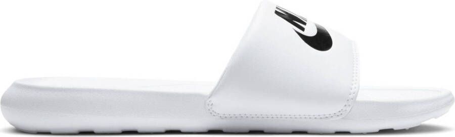 Nike Victori One Slide badslippers wit zwart