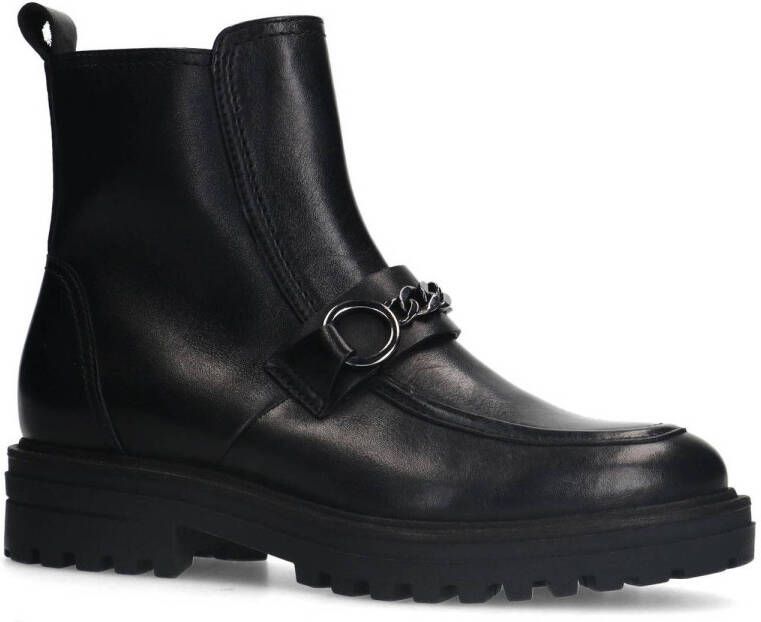 No Stress leren enkelboots zwart