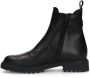 No Stress Dames Zwarte leren chelsea boots met gesp - Thumbnail 5