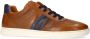 No Stress Heren Cognac leren sneakers - Thumbnail 5