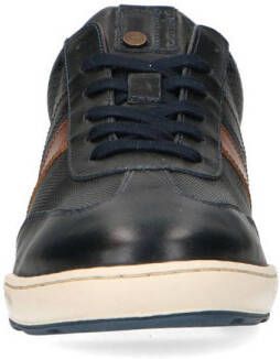 No Stress leren sneakers donkerblauw