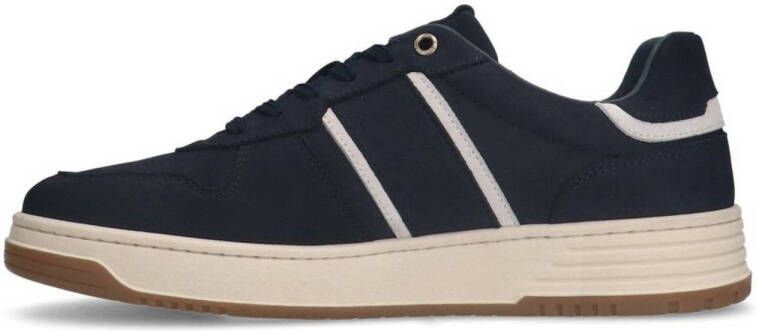 No Stress nubuck sneakers donkerblauw