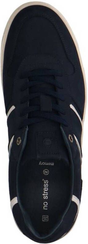 No Stress nubuck sneakers donkerblauw