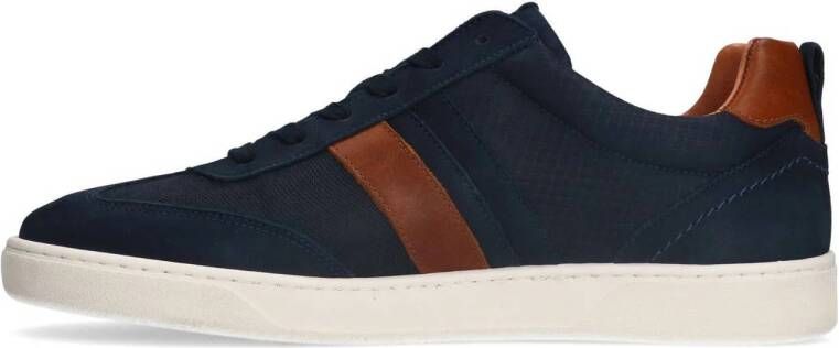 No Stress nubuck sneakers donkerblauw