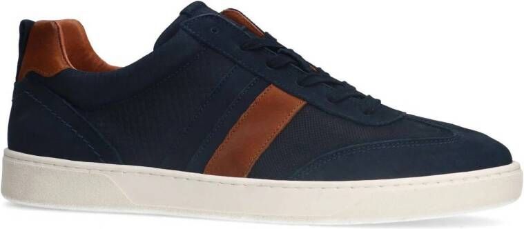 No Stress nubuck sneakers donkerblauw