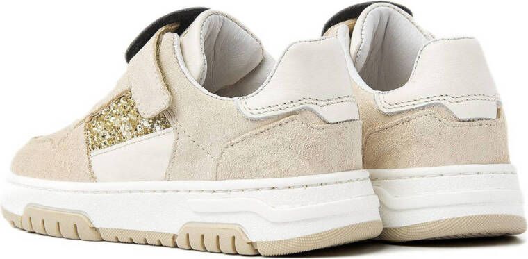 Nubikk Basket Court Jr leren sneakers beige