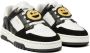 Nubikk Basket Court leren sneakers zwart wit Jongens Leer Meerkleurig 30 - Thumbnail 4