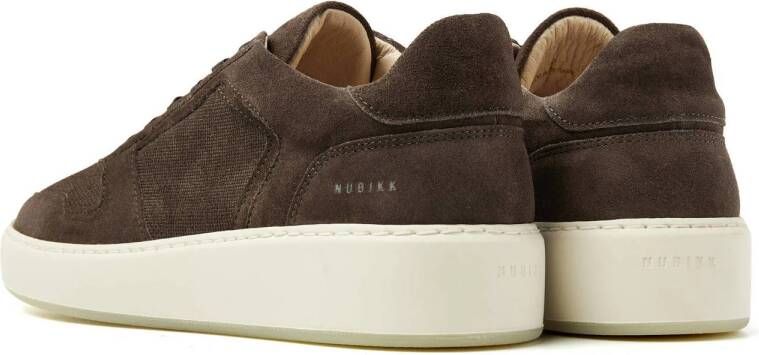 Nubikk Jiro Luca suède sneakers donkergrijs