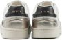 Nubikk Witte Leren Sneakers met Metallic Details Wit Dames - Thumbnail 10