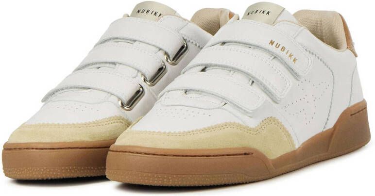 Nubikk leren sneakers wit