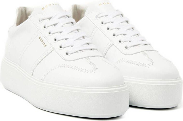 Nubikk leren sneakers wit