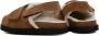 Nubikk suède clogs cognac Bruin Meisjes Suede Effen 31 - Thumbnail 8