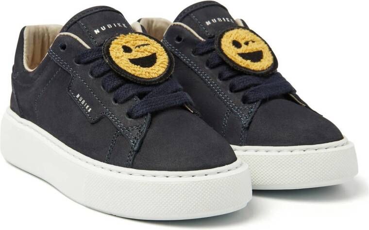 Nubikk Vince Tora K nubuck sneakers donkerblauw