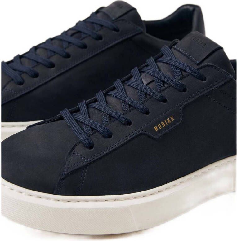 Nubikk Vince Tora nubuck sneakers donkerblauw