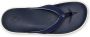 Olukai Nu'aPi'o Dames leren slippers Trench-Blue Trench-Blue - Thumbnail 4