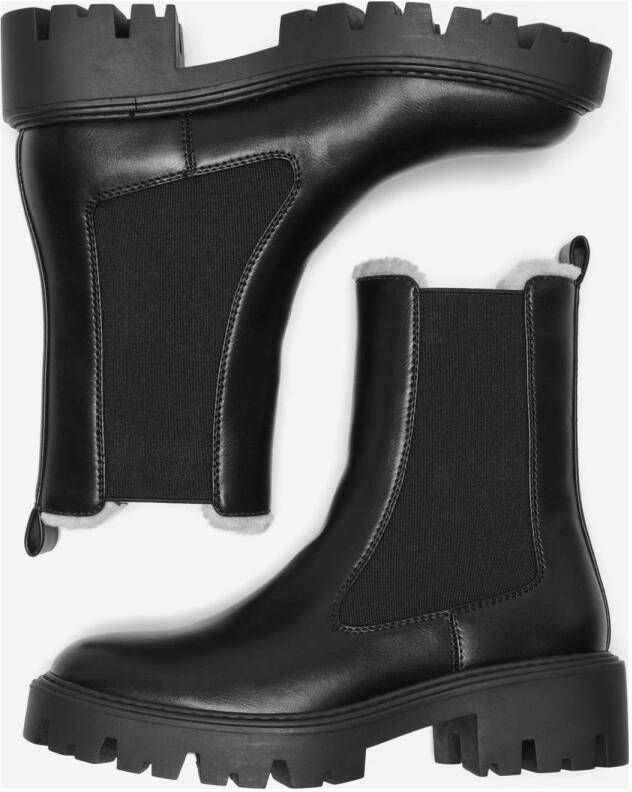 ONLY gevoerde chelsea boots zwart