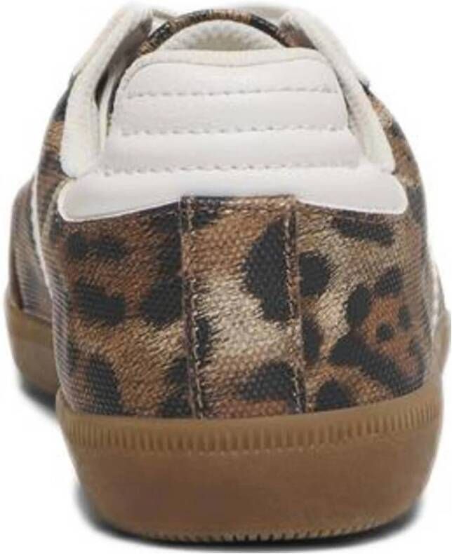 ONLY sneakers met panterprint beige