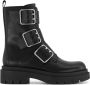 Oxmox chunky bikerboots zwart - Thumbnail 3