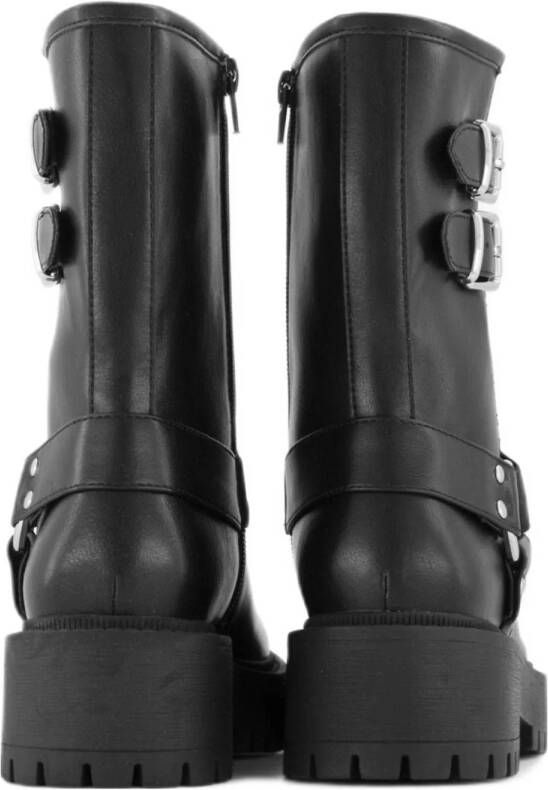 Oxmox chunky bikerboots zwart