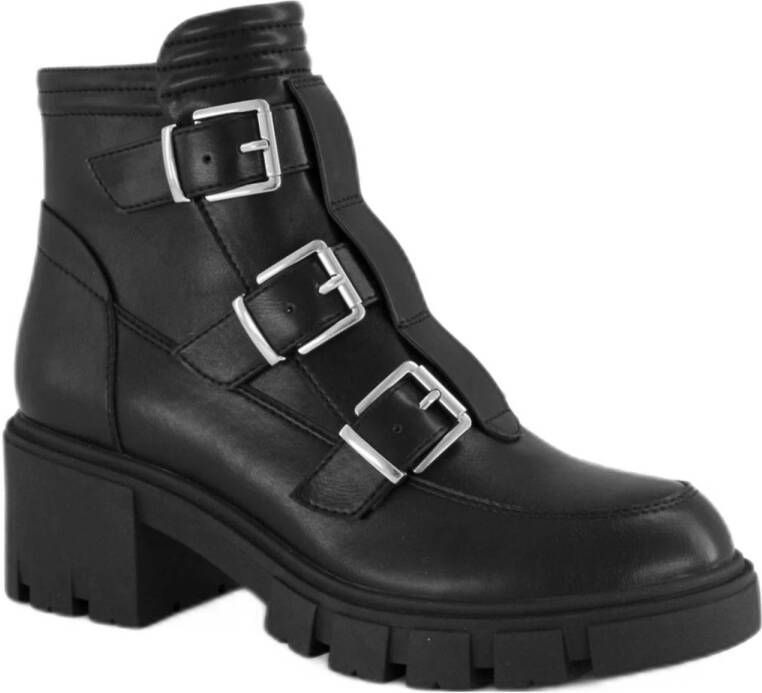 Oxmox chunky bikerboots zwart