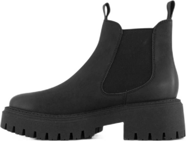 Oxmox chunky chelsea boots zwart