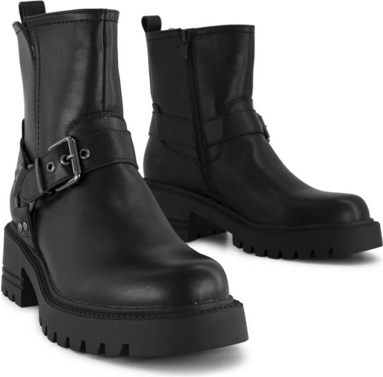 Oxmox chunky chelsea boots zwart