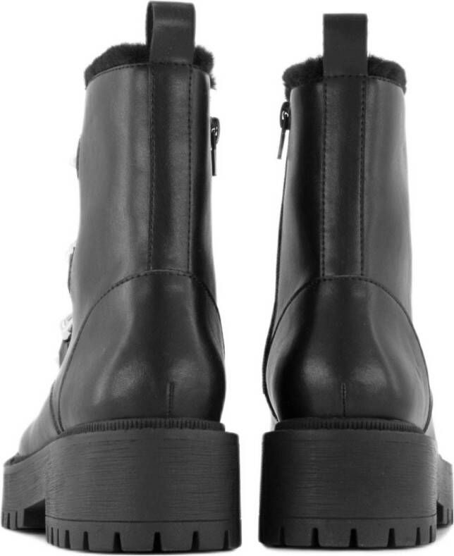 Oxmox chunky enkelboots zwart