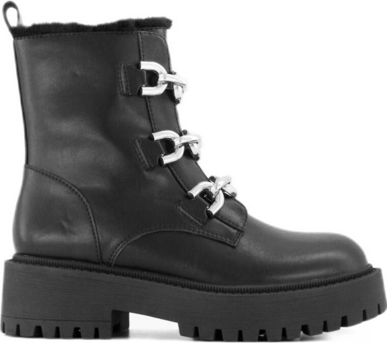 Oxmox chunky enkelboots zwart