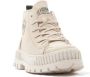 Palladium Pallashock Zip Warm leren sneakers beige - Thumbnail 3