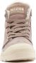 Palladium Pampa Hi Zip Wool leren sneakers taupe - Thumbnail 2