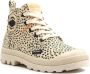 Palladium Pampa Safari canvas sneakers met dierenprint beige zwart - Thumbnail 5