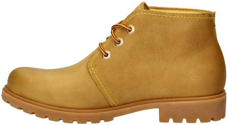 Panama Jack Bota Panama leren veterboots geel