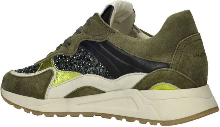 Piedi Nudi Nova 11-18 suède sneakers groen