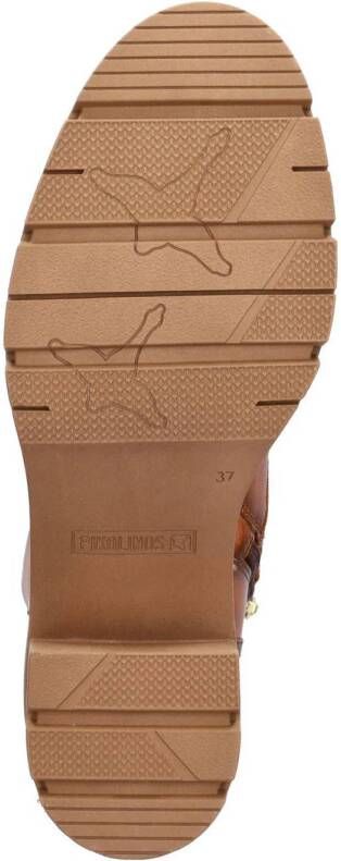 Pikolinos Soria leren veterboots cognac