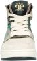 Pinocchio leren sneakers beige groen - Thumbnail 2