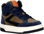 Pinocchio P1197 Dark Blue Combi Sneakers hoge-sneakers - Thumbnail 3