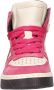 Pinocchio leren sneakers fuchsia - Thumbnail 2