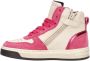 Pinocchio leren sneakers fuchsia - Thumbnail 3