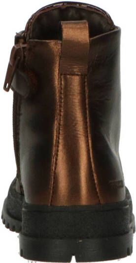 Pinocchio leren veterboots bruin Meisjes Leer 21