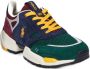 POLO Ralph Lauren chunky suède sneakers donkergroen - Thumbnail 4