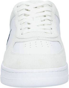 POLO Ralph Lauren leren sneakers wit rood