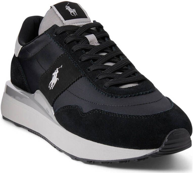 POLO Ralph Lauren Train 89 leren sneakers zwart