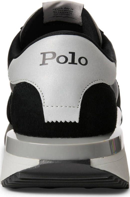 POLO Ralph Lauren Train 89 leren sneakers zwart